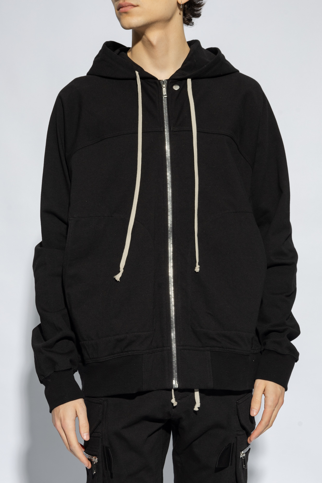 Black 'Windbreaker' hoodie Rick Owens - Vitkac Canada